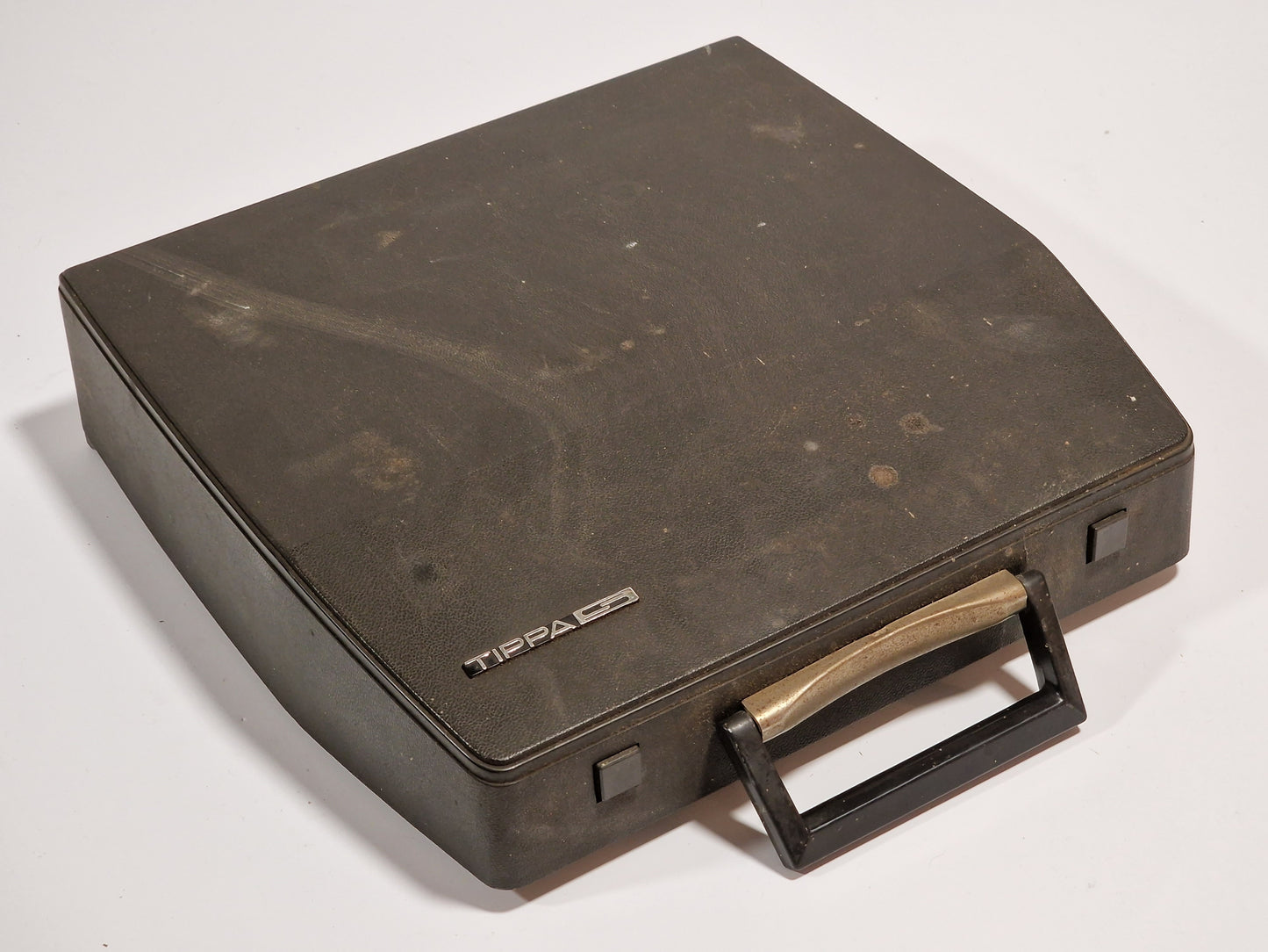Alte Reiseschreibmaschine Koffer Schreibmaschine Adler Tippa S schwarz